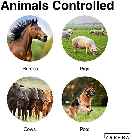 Zareba 15-Mile Battery Operated Low Impedance Electric Fence Charger | Livestock Containment for Horses, Cattle, Pigs, Heavy Weed Conditions