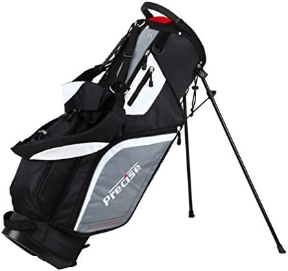 Precise - Men's Golf Club Set | 460cc titanium driver, 14-piece complete bag, fairway wood & hybrid, irons through wedge, putter, stand bag, left/right