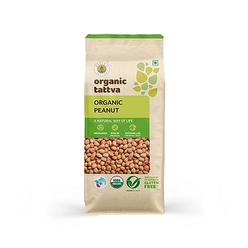 Organic Groundnuts/Peanuts, 500 Grms Certified By USDA