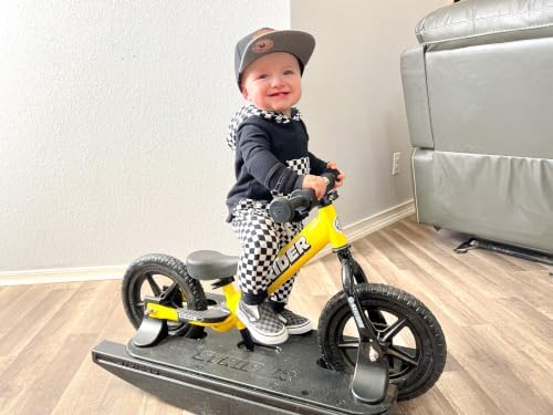 Strider Sport 2-in-1 Rocking Bike, Ages 6 Months–4 Years | For 12 Model, Converts Baby Rocking Toy to Toddler Balance Bike, Tool-Free Adjustments, Wide and Stable Base, Durable Plastic