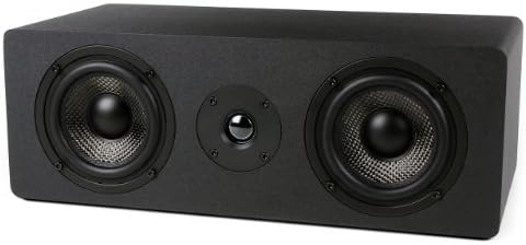 Micca MB42X Advanced 2-Way Passive Bookshelf Speakers, Stereo Pair, Black | Amplifier Required, 4-Inch Carbon-Fiber Woofer, 0.75-Inch Silk-Dome Tweeter, Desktop, Home Theater, Surround Sound