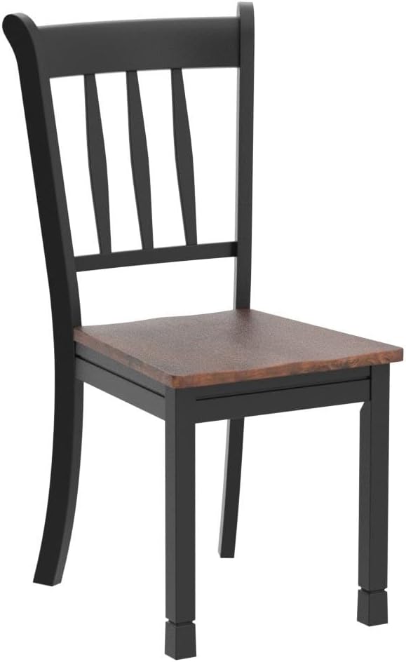 GIANTEX Wood Dining Chairs Set of 2, Armless Kitchen Chairs