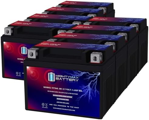 Mighty Max Battery YTX4L-BS Replacement for 1999-03 E-Ton AXL, TXL, NXL, RXL 50 and 90cc