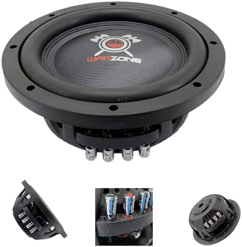 Gravity Car Vehicle Subwoofer Audio Speaker - 15 Inch Competition Grade Pressed Paper Cone, 2 Ohm DVC, Advanced Air Flow