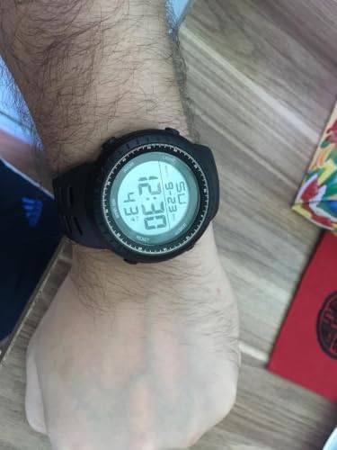 SNE Mens Digital Watch Sports Military Watches Waterproof Outdoor Chronograph Wrist Watches for Men with LED Back Ligh/Alarm/Date Simple Watch 1167
