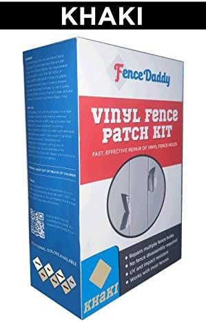 Vinyl Fence Post Repair Kit (Alternative to Replacement Vinyl Fence Panels, Posts, Pickets, Sections, Rails and Parts) White Fence Daddy Kit