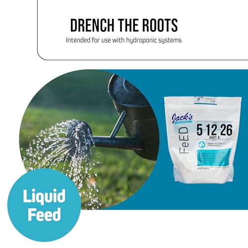Jack's Nutrients 5-12-26 Part A Water-Soluble Fertilizer, 2.2lb | Part 1 of a 2-Step System, Targeted Micronutrient Package
