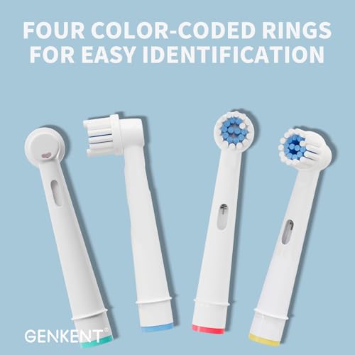 Replacement Toothbrush Heads Compatible with Oral-B Braun 20 Pcs | Professional Electric Toothbrush Brush Heads for Oral B Replacement Head Refill Pro 500/1000/1500/3000/3757/5000/7000/7500