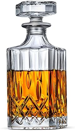 LUXU Whiskey Decanter,25 oz