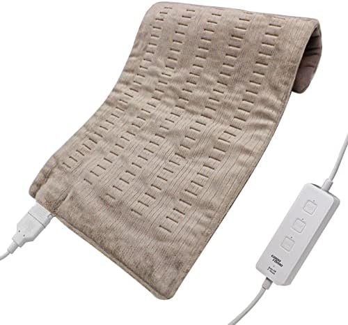 Heating Pad Fast-Heating Technology for Back/Waist/Abdomen/Shoulder/Neck Pain and Cramps Relief - Moist and Dry Heat Therapy with Auto-Off Hot