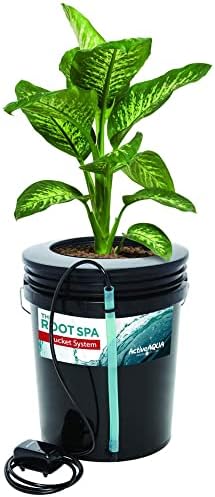 Active Aqua Root Spa Grow Kit - Hydroponic DWC - 5 Gal 2 Pack - Black