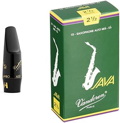 Vandoren SM603B A55 Jumbo JAVA Mouthpiece Alto Saxophone, Black