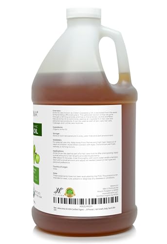 velona USDA Organic Pumpkin Seed Oil - 1 Gallon / 128 fl oz, Cold Pressed