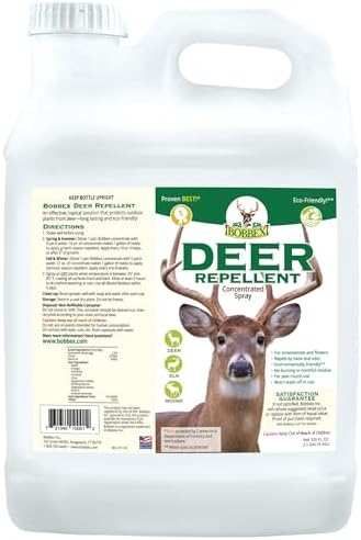 Concentrated Deer Repellent - Bobbex | Deer, Elk, and Moose Deterrent Concentrate (64 oz.) UB-U9NT-KE8U