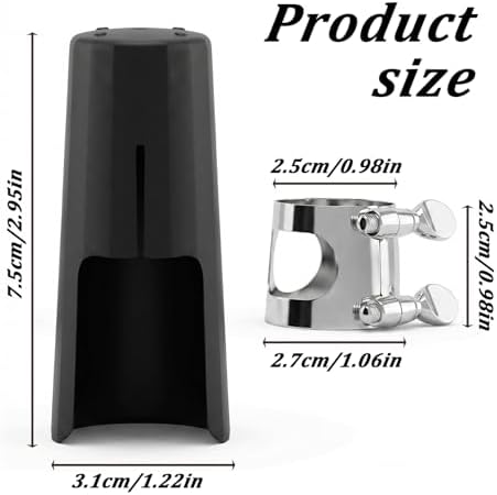Clarinet Ligature, Clarinets Mouthpiece Cap Clarinet Accessories | Mouthpiece Cover, for Clarinets, for the Clarinet-Mouthpieces