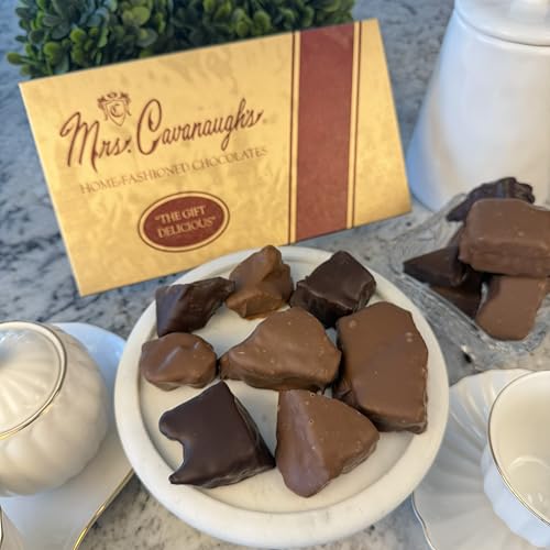 Mrs. Cavanaugh’s Seafoam Honeycomb Milk Chocolate 14 oz Box – Crispy Sponge Candy/Honeycomb Toffee Coated in Smooth Milk Chocolate – Crunchy