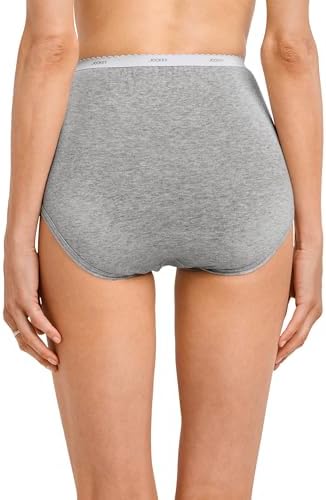 Jockey Women's Underwear 100% Cotton Classic Brief - 3 Pack