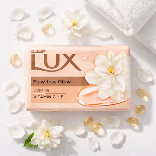 LUX Flaw-less Glow Jasmine Soap Bar, 3x150g