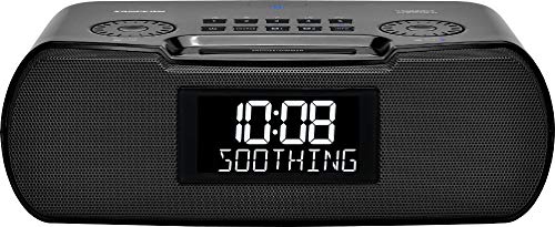 Sangean RCR-30 FM-RBDS/AM/Bluetooth/Aux-in Digital Tuning Clock Radio with USB Phone Charging and Sound Soother, Gray