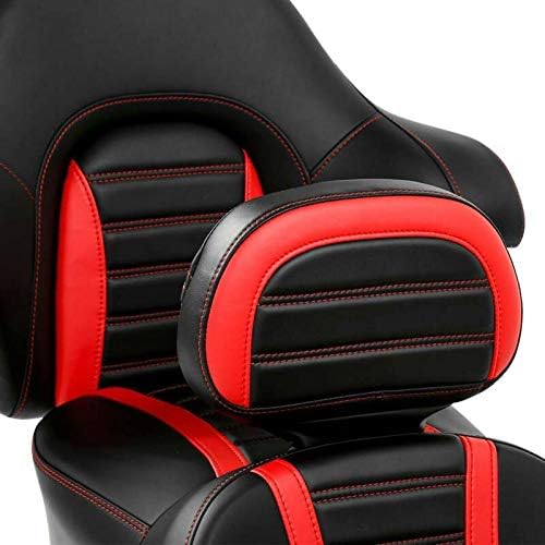 Rider Passenger One-Piece Two-Up Seat Driver Rider Backrest Wrap Around Backrest Pad Fit For Harley 2014-2023 Touring Road King Street Glide Road