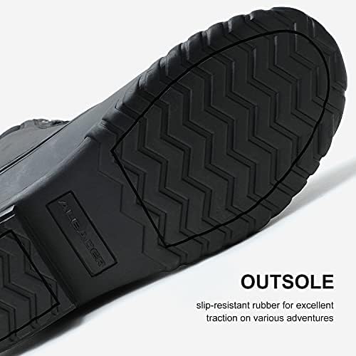 ALEADER Mens Duck Boot | Waterproof Shell | Fur Lined Insulated Winter Snow Boot