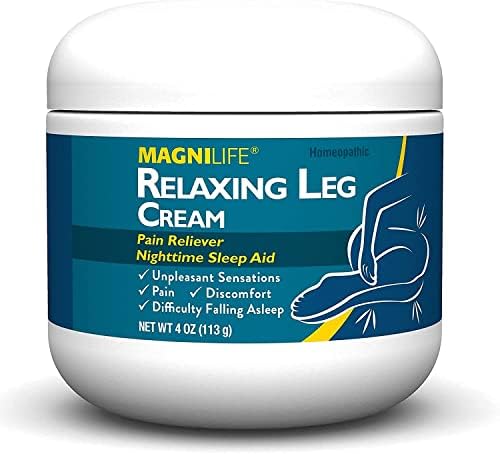 MagniLife Relaxing Leg Cream, Restless Legs, Deep Penetrating Topical for Pain, Naturally Soothe Cramping, Discomfort