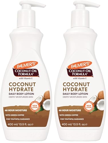 Palmer's Coconut Oil Formula Body Lotion for Dry Skin (13.5 Fl Oz) | A hydrating hand and body moisturizer with Green Coffee Extract and Vitamin E for 48 hour moisture and radiant skin