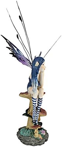 Design Toscano QS232725 Sapphire, The Pepperwand Fairy Statue,full color