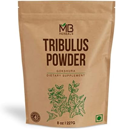 MB Herbals Tribulus Powder 8 oz / 0.5 lb | 75 Servings of Pure Tribulus terrestris Powder | Gluten Free | No Preservatives