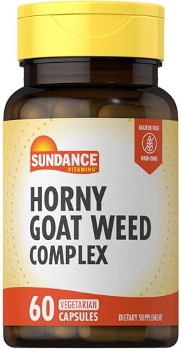 Sundance Horny Goat Weed Complex | 60 Capsules | with Maca, Tribulus Terrestris, and L-Arginine | Vegetarian, Non-GMO & Gluten Free Supplement