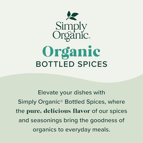 Simply Organic, Garlic Salt Organic, 4.7 Ounce | Perfect Blend of Salt, Garlic and Parsley for any Savory Dish
