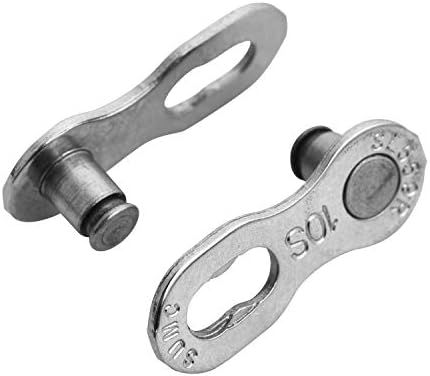 ZONKIE 10 Speed Removable Quick Split Chain Link in Silver x2