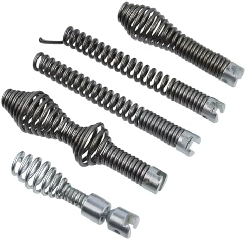 Drain Snake Drill Attachment, 10Pcs | Auger Cutter Cleaner Tips, Compatible With K-400 C-4 C-6 C-7 C-8 C-9, For 5/8 Inch Cables