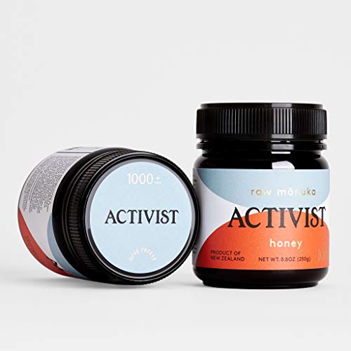 ACTIVIST - 1000+ MGO Raw Manuka Honey (8.8 oz| 250 g) | Hand-Produced in Small Batches | Mono-Floral Manuka Product of New Zealand | Certified