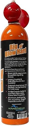 Big Ol' Blowhard Loud Air Horn for Boat, Bear Deterrent & Marine Safety