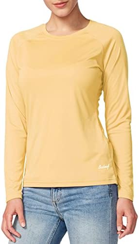 baleaf Women's UPF 50+ Sun Shirts Long Sleeve Stretchy Quick Dry | Lightweight, Rash Guard, UPF 50+ Sun Protection, Breathable Comfort material for Hking Workout, Excellent for hot weather