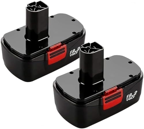 2 Packs 3.6Ah C3 Battery Replacement for Craftsman 19.2V Battery DieHard C3 | Compatible with Craftsman 19.2 Volt Battery 315.115410 315.11485 130279005 1323903 120235021 11375 Cordless Drills