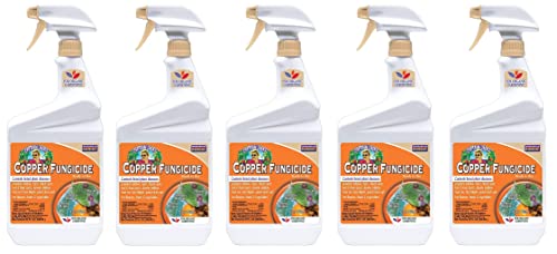 Bonide Captain Jack's Copper Fungicide, 32 oz Ready-to-Use Spray for Organic Gardening, Controls Common Diseases | For Organic Gardening, Controls Common Diseases on Plants