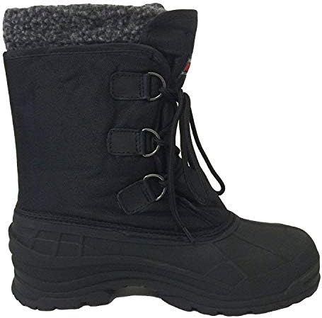 G4U-YC06S Men's Winter Boots Cold Weather Water Repellent Nylon 9" Thermolite Insulated Hiking Duck Warm Snow Shoes