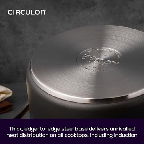 Circulon 80675 Infinite Frypan 20cm - Induction Non Stick Frying pan - Hard Anodized Aluminium Cookware, Black