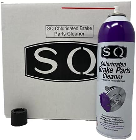 SQ Non-Flammable Brake Parts Cleaners,12 Pack, 19 OZ per can