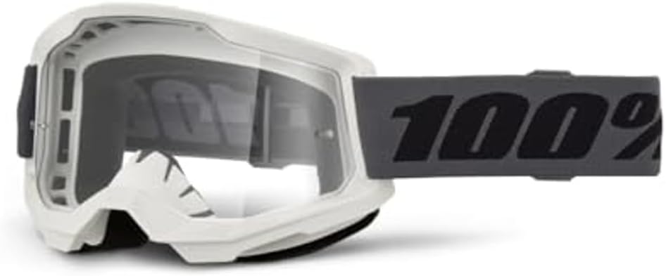 100% STRATA 2 Goggles - Sports Goggles for Motocross & Mountain Biking - Eyewear for Bike Riders - Motocross Eyewear for Men