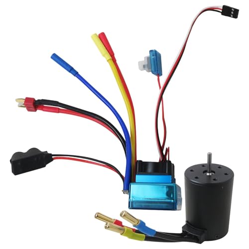 New Brushless Motor ESC Combo Set 3900KV 120A for 1:8 1:10 1:12 Scale RC Vehicles