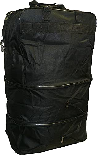 36" Expandable Wheeled Bag Rolling Duffel Spinner Luggage