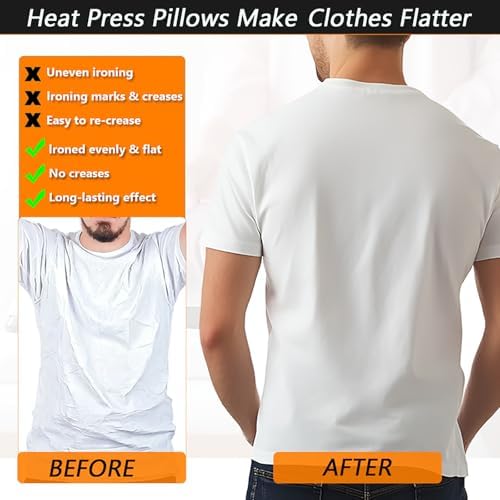 SUNHE YHK Heat Press Pillow, Heat Transfer Pad for Crafts, 4 Pack 4 Sizes