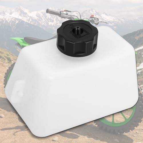 Podoy Mini Bike Gas Tank for 2 Stroke 43cc 45cc 47cc 49cc Quad ATV | 1L Capacity ABS Plastic Tank with Cap