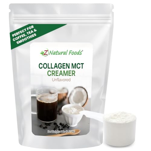 Z Natural Foods Collagen MCT Oil Creamer Powder- Vanilla, 16 oz (Pack of 1)