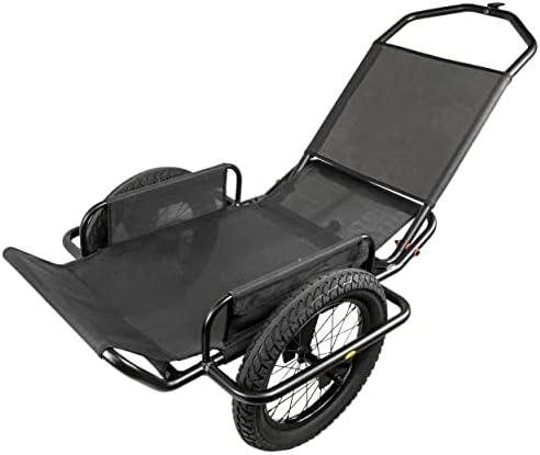 Rambo Bikes Aluminum Bike Trailer Cart - Heavy-Duty Game Cart and Utility Trailer - 300lbs Maximum Capacity - 6061 Aluminum Alloy Frame
