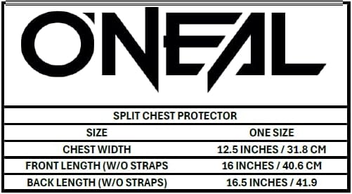 ONeal Holeshot Protector - Black - Medium / Large 1285-004