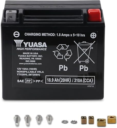 Yuasa AGM SLA YTX20HL-BS Battery